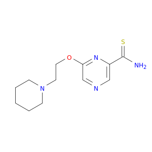 Pyrazinecarbothioamide, 6-[2-(1-piperidinyl)ethoxy]-