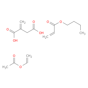 丁二烯酸,2-甲基-,二丙烯酸丁酯和乙酸乙酯的聚合物