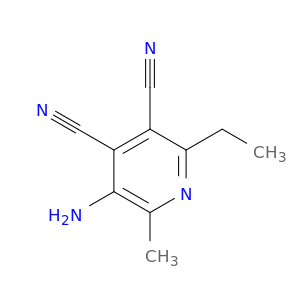 3,4-Pyridinedicarbonitrile, 5-amino-2-ethyl-6-methyl-