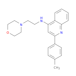 4-Quinolinamine, 2-(4-methylphenyl)-N-[2-(4-morpholinyl)ethyl]-