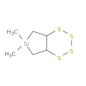 5H-Silolo[3,4-e]-1,2,3,4-tetrathiin, tetrahydro-6,6-dimethyl-