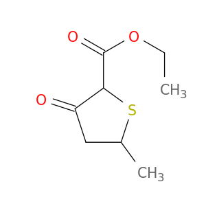 2-Thiophenecarboxylic acid, tetrahydro-5-methyl-3-oxo-, ethyl ester