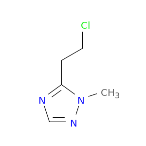1H-1,2,4-Triazole, 5-(2-chloroethyl)-1-methyl-