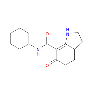 1H-Indole-7-carboxamide, N-cyclohexyl-2,3,3a,4,5,6-hexahydro-6-oxo-