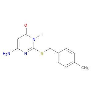 6-Amino-2-((4-methylbenzyl)thio)pyrimidin-4(3H)-one