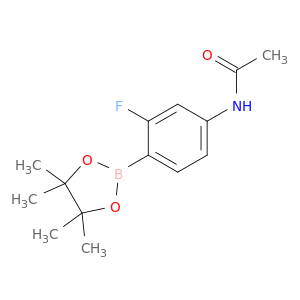 4-甲酰胺基-2-氟苯基硼酸频那醇酯