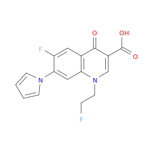 3-Quinolinecarboxylicacid, 6-fluoro-1-(2-fluoroethyl)-1,4-dihydro-4-oxo-7-(1H-pyrrol-1-yl)-
