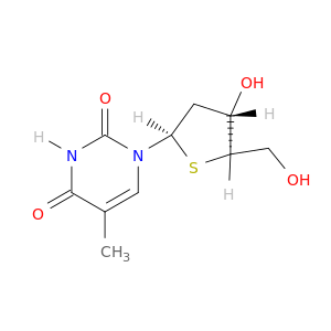 1-(2-脱氧-4-硫代-ALPHA-D-赤式-呋喃戊糖基)-5-甲基-2,4(1H,3H)-嘧啶二酮