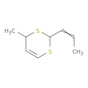 4H-1,3-Dithiin, 4-methyl-2-(1-propenyl)-