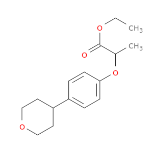 Propanoic acid, 2-[4-(tetrahydro-2H-pyran-4-yl)phenoxy]-, ethyl ester