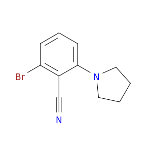 2-Bromo-6-pyrrolidinobenzonitrile