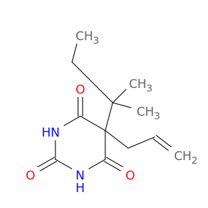 5-(2-methylbutan-2-yl)-5-(prop-2-en-1-yl)pyrimidine-2,4,6(1h,3h,5h)-trione