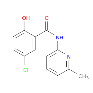 Benzamide, 5-chloro-2-hydroxy-N-(6-methyl-2-pyridinyl)-