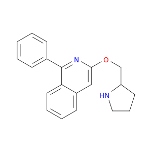 Isoquinoline, 1-phenyl-3-(2-pyrrolidinylmethoxy)-