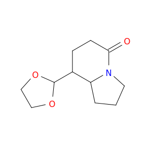 5(1H)-Indolizinone, 8-(1,3-dioxolan-2-yl)hexahydro-