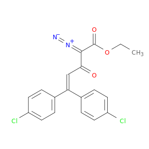 4-Pentenoic acid, 5,5-bis(4-chlorophenyl)-2-diazo-3-oxo-, ethyl ester