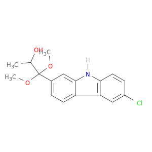 6-Chloro-β,β-dimethoxy-α-methyl-9H-carbazole-2-ethanol