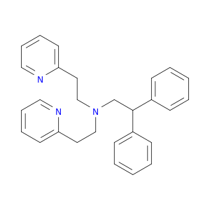 2-Pyridineethanamine, N-(2,2-diphenylethyl)-N-[2-(2-pyridinyl)ethyl]-