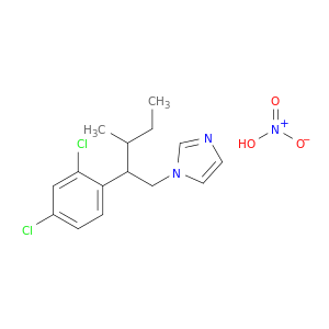 1H-Imidazole, 1-[2-(2,4-dichlorophenyl)-3-methylpentyl]-, mononitrate