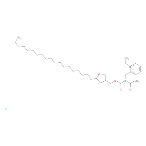 ((N-ACETYL-N-(((2-(OCTADECYLOXY)TETRAHYDROFURAN-4-YL)METHOXY)CARBONYL)AMINO)METHYL)-1- ETHYLPYRIDINIUM CHLORIDE