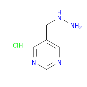 5-(Hydrazinylmethyl)pyrimidine hydrochloride