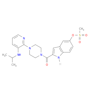 Methanone,[4-[3-[(1-methylethyl)amino]-2-pyridinyl]-1-piperazinyl][5-[(methylsulfonyl)oxy]-1H-indol-2-yl]-