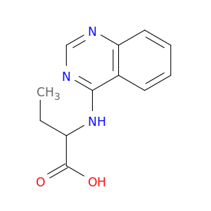 Butanoic acid, 2-(4-quinazolinylamino)-