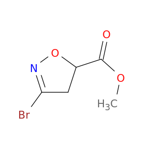 methyl 3-bromo-4,5-dihydro-1,2-oxazole-5-carboxylate