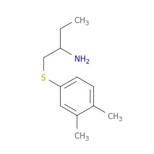 4-[(2-aminobutyl)sulfanyl]-1,2-dimethylbenzene