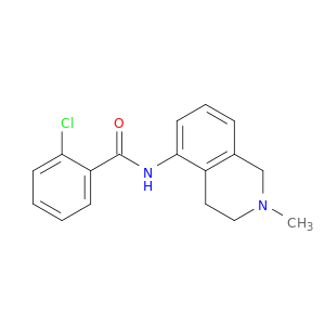 1,2,3,4-TETRAHYDRO-5-(2-CHLOROBENZAMIDO)-2-METHYLISOQUINOLINE