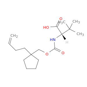 L-Valine, N-[[[1-(3-buten-1-yl)cyclopentyl]methoxy]carbonyl]-3-methyl-