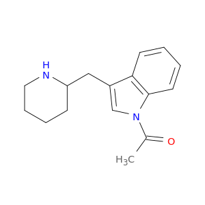 Ethanone,1-[3-(2-piperidinylmethyl)-1H-indol-1-yl]-