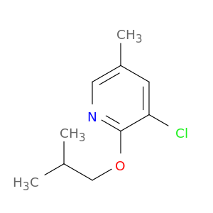 3-chloro-5-methyl-2-(2-methylpropoxy)pyridine
