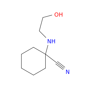 1-[(2-Hydroxyethyl)amino]cyclohexane-1-carbonitrile