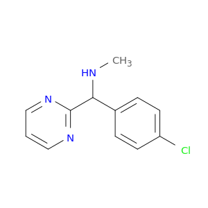 [(4-Chlorophenyl)(pyrimidin-2-yl)methyl](methyl)amine