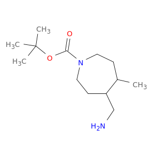 叔-丁基 4-(氨基甲基)-5-甲基吖庚环-1-甲酸基酯