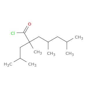 Heptanoyl chloride, 2,4,6-trimethyl-2-(2-methylpropyl)-