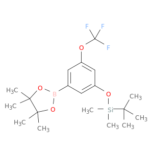 tert-Butyldimethyl(3-(4,4,5,5-tetramethyl-1,3,2-dioxaborolan-2-yl)-5-(trifluoromethoxy)phenoxy)silane