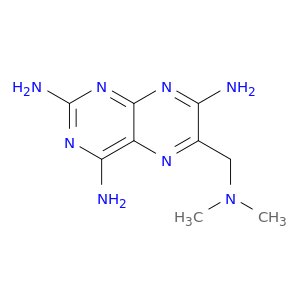 2,4,7-Pteridinetriamine,6-[(dimethylamino)methyl]-