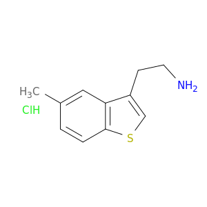 2-(5-methyl-1-benzothiophen-3-yl)ethanamine hydrochloride(1:1)
