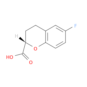(2S)-6-氟-3,4-二氢-2H-1-苯并吡喃-2-羧酸