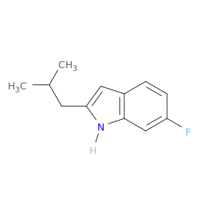 1H-Indole, 6-fluoro-2-(2-methylpropyl)-