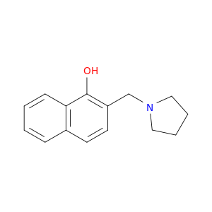 1-naphthalenol, 2-(1-pyrrolidinylmethyl)-