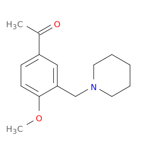 1-(4-Methoxy-3-(piperidin-1-ylmethyl)phenyl)ethanone