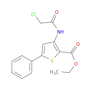 乙基3-[(2-氯乙酰基)氨基]-5-苯基-2-噻吩甲酸酯