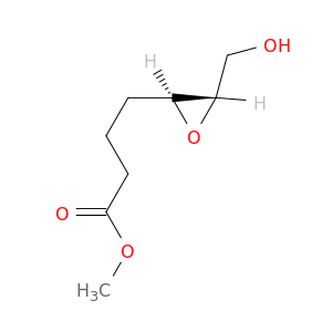 Oxiranebutanoic acid, 3-(hydroxymethyl)-, methyl ester, trans-
