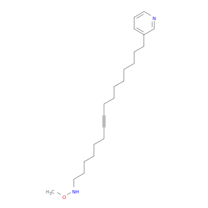 7-Hexadecyn-1-amine,N-methoxy-16-(3-pyridinyl)-