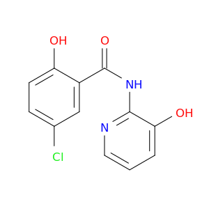 Benzamide, 5-chloro-2-hydroxy-N-(3-hydroxy-2-pyridinyl)-