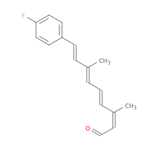 2,4,6,8-Nonatetraenal, 9-(4-fluorophenyl)-3,7-dimethyl-, (Z,E,E,E)-