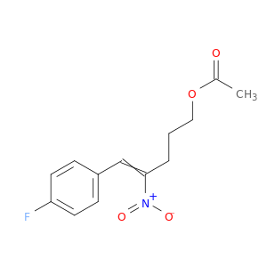 4-Penten-1-ol,5-(4-fluorophenyl)-4-nitro-, 1-acetate